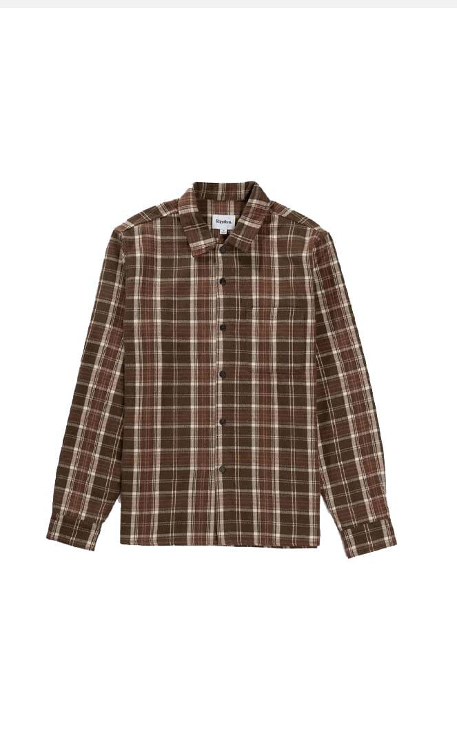 Franela - Camisa de manga larga para hombre 5/5