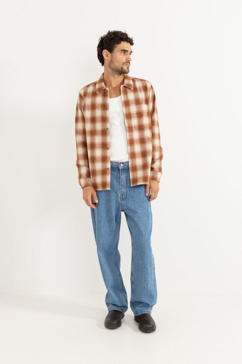 Bison  - Chemise Homme Manches Longues 4/5