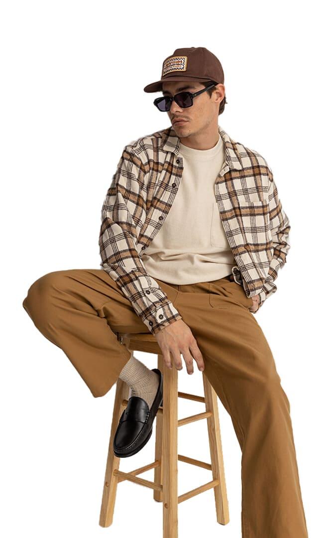 Albert Check Chemise Manches Longues Homme 3/5