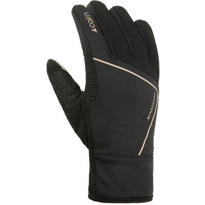 Cairn quicker touch unisex lange handschoenen zwart/beige