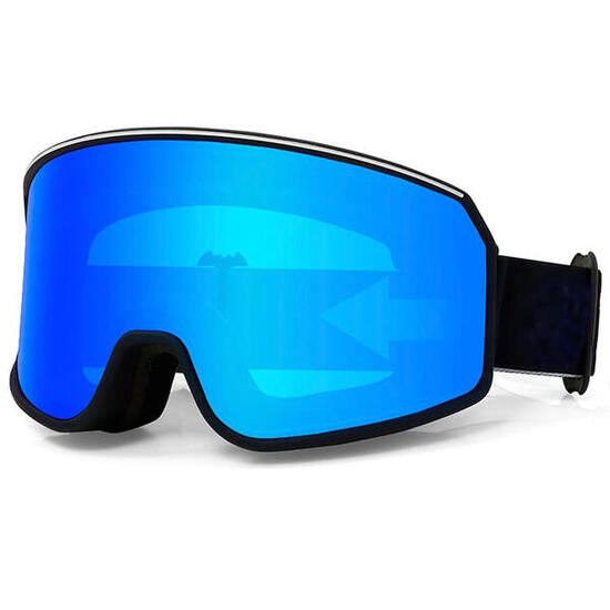 Ski- und Snowboardbrille Fluor HX-022 Scheibe Rot Verspiegelt Unisex