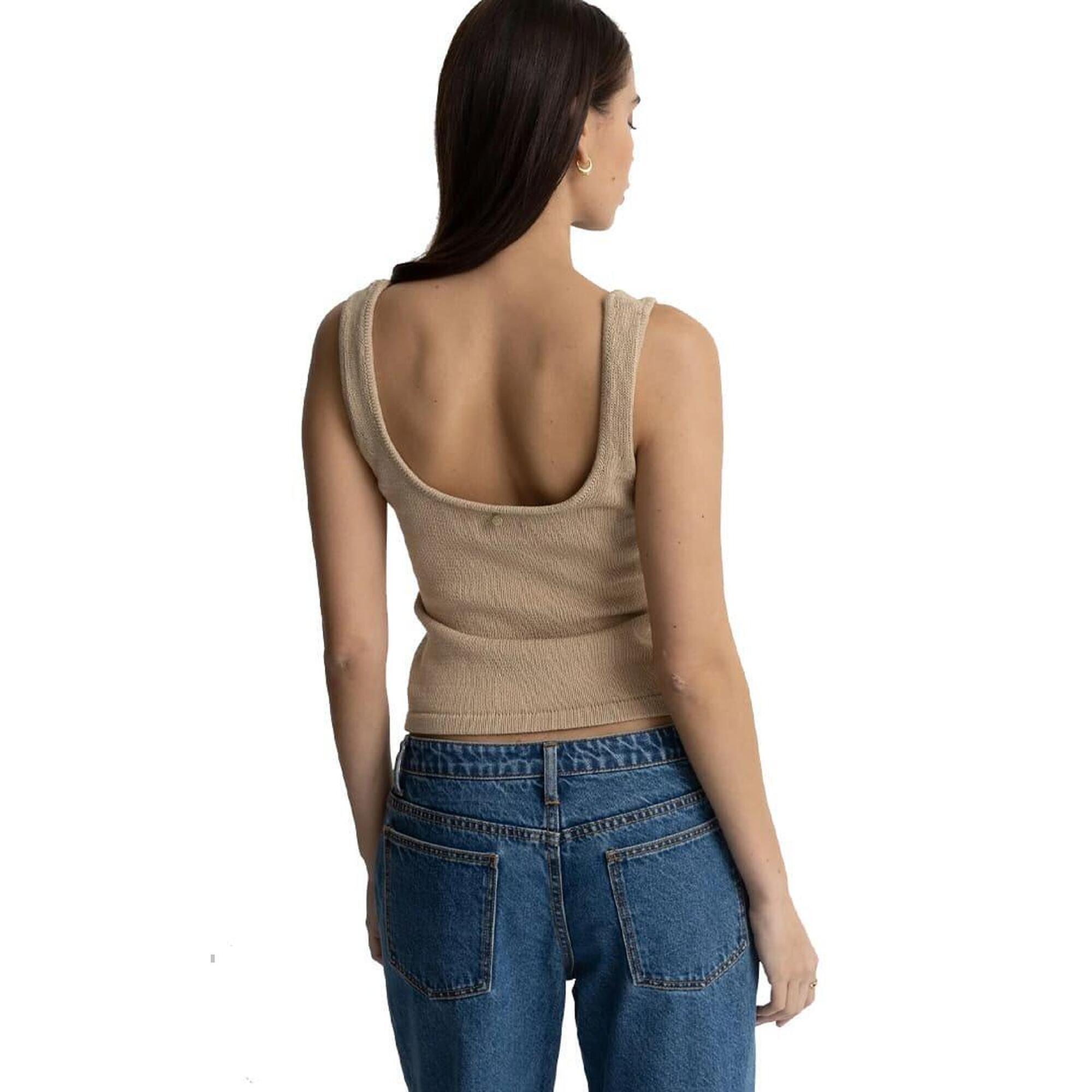 So Wear Declare Solid Midnight Dk Blue Small Sm Dbl Scoop Womens Tank