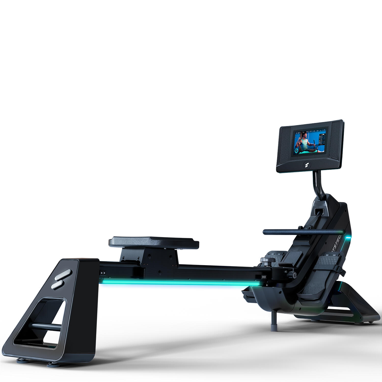 Sportstech - Srow Rameur Premium Pour La Maison Avec Écran Tactile Et Led – Écran Tactile 10, - Rameur - Noir - Taille Unique - Decathlon