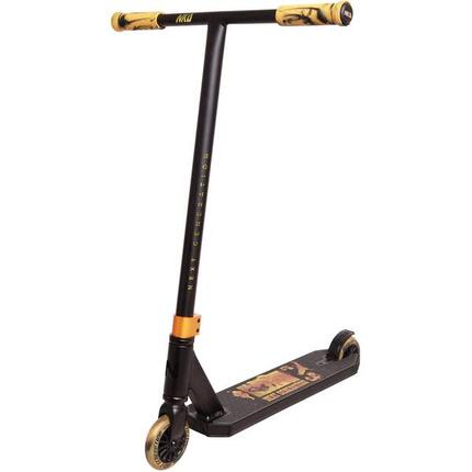 NKD Stunt-Scooter der nächsten Generation, Schwarz/Gold mit T-Lenker
