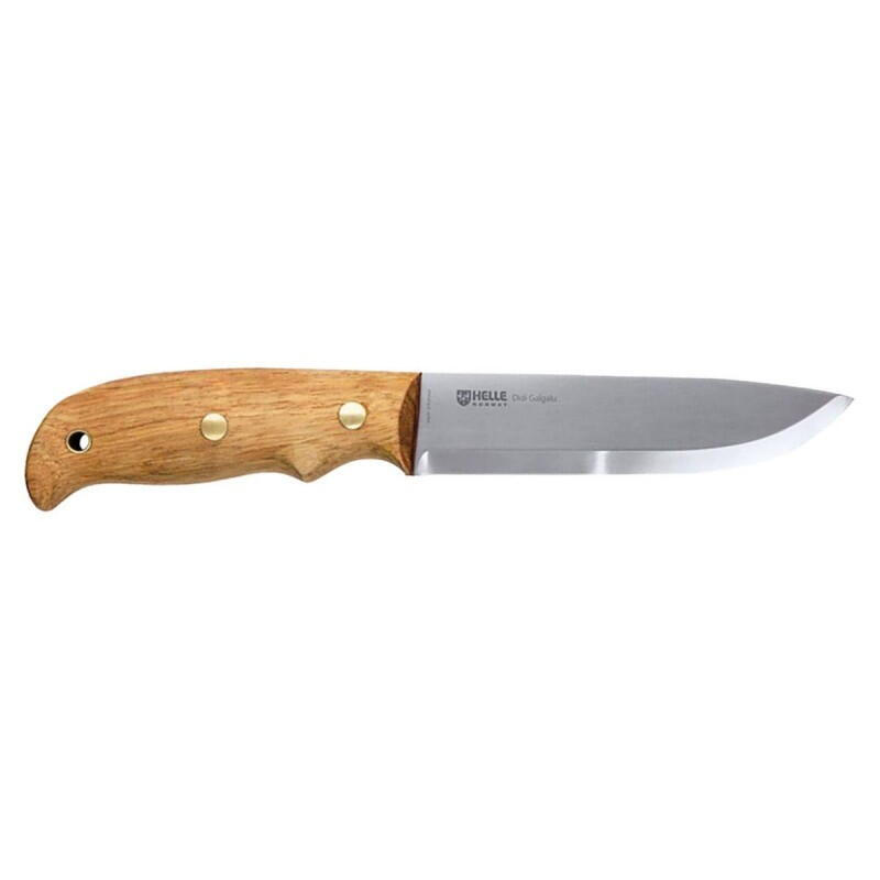 CUTIT HELLE DIDI GALGALU, OTEL INOX, TEACA PIELE, LAMA 129 MM