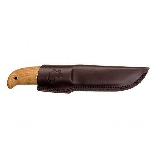 CUTIT HELLE DIDI GALGALU, OTEL INOX, TEACA PIELE, LAMA 129 MM