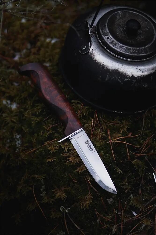 HELLE SPEIDER kés, rozsdamentes acél, bőrtok, 89 mm penge 5/5
