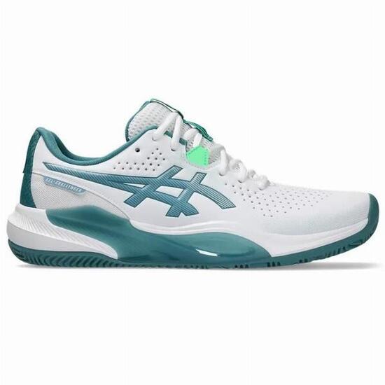 Tenis Y Padel Hombre - ASICS GEL-CHALLENGER 15 PADEL - White/Misty Pine