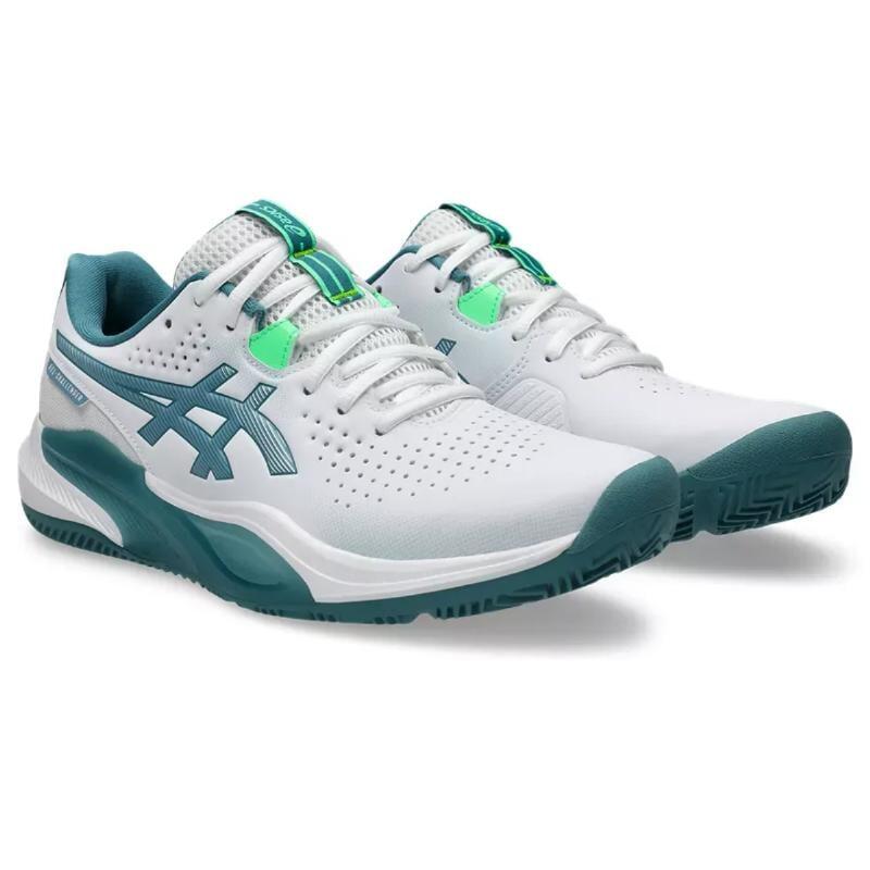Zapatillas Asics Gel Challenger 15 Padel Blanco Verde Pino 4/6