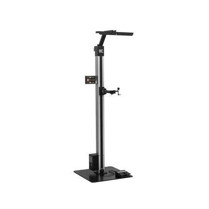Stand de reparation electrique avec plaque de sol - 750 x 750 x 2078 - 106 kg -