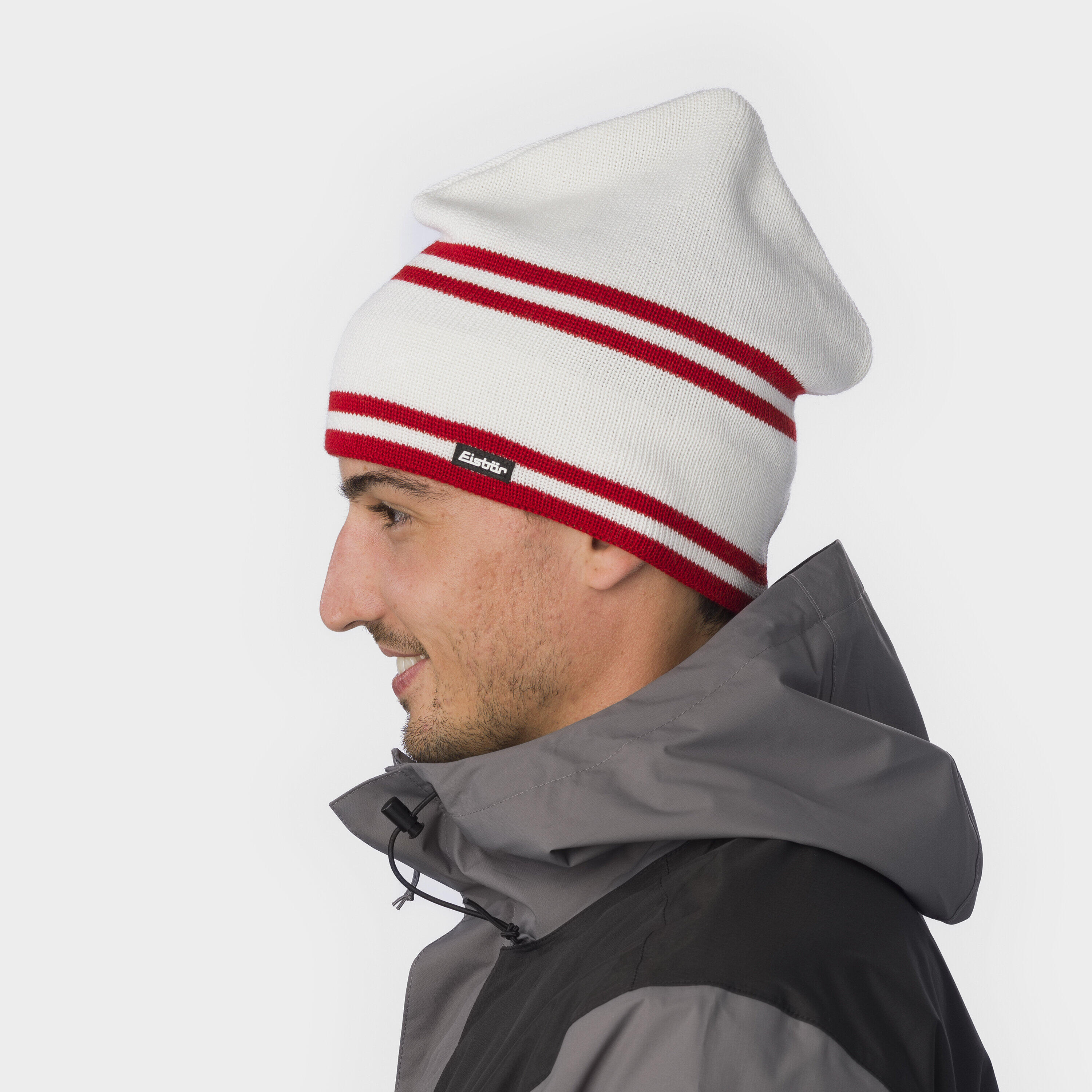Mütze Noxino Wintermütze Herren Damen Beanie Fleece warm Merino 3/3