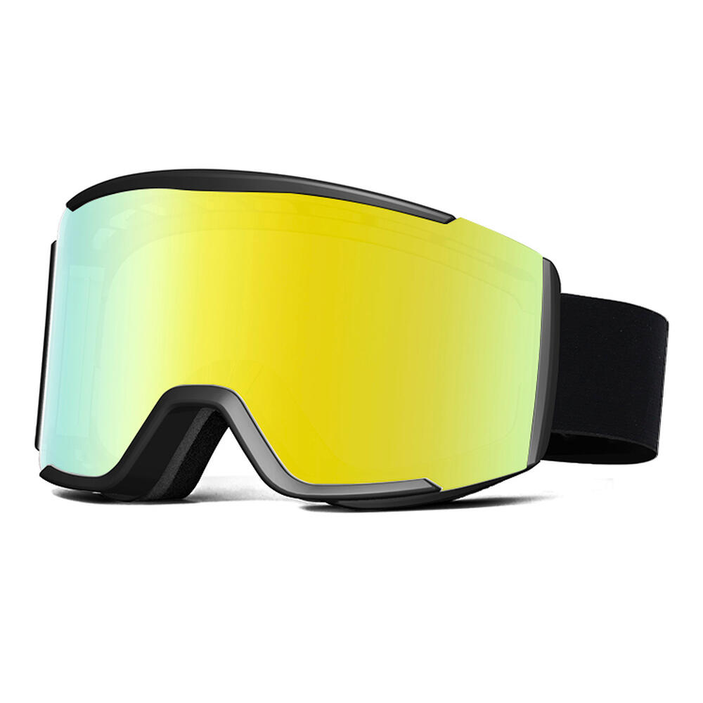 Fluor - Lunettes De Ski Unisexes Fluor Eyewear Hx-052 - C3, Noir/or - Masque De Ski - Jaune|noir - Taille Unique - Decathlon