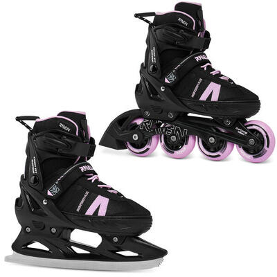 Verstelbare skeelers kunstschaatsen 2-in-1 verstelbaar profession plus