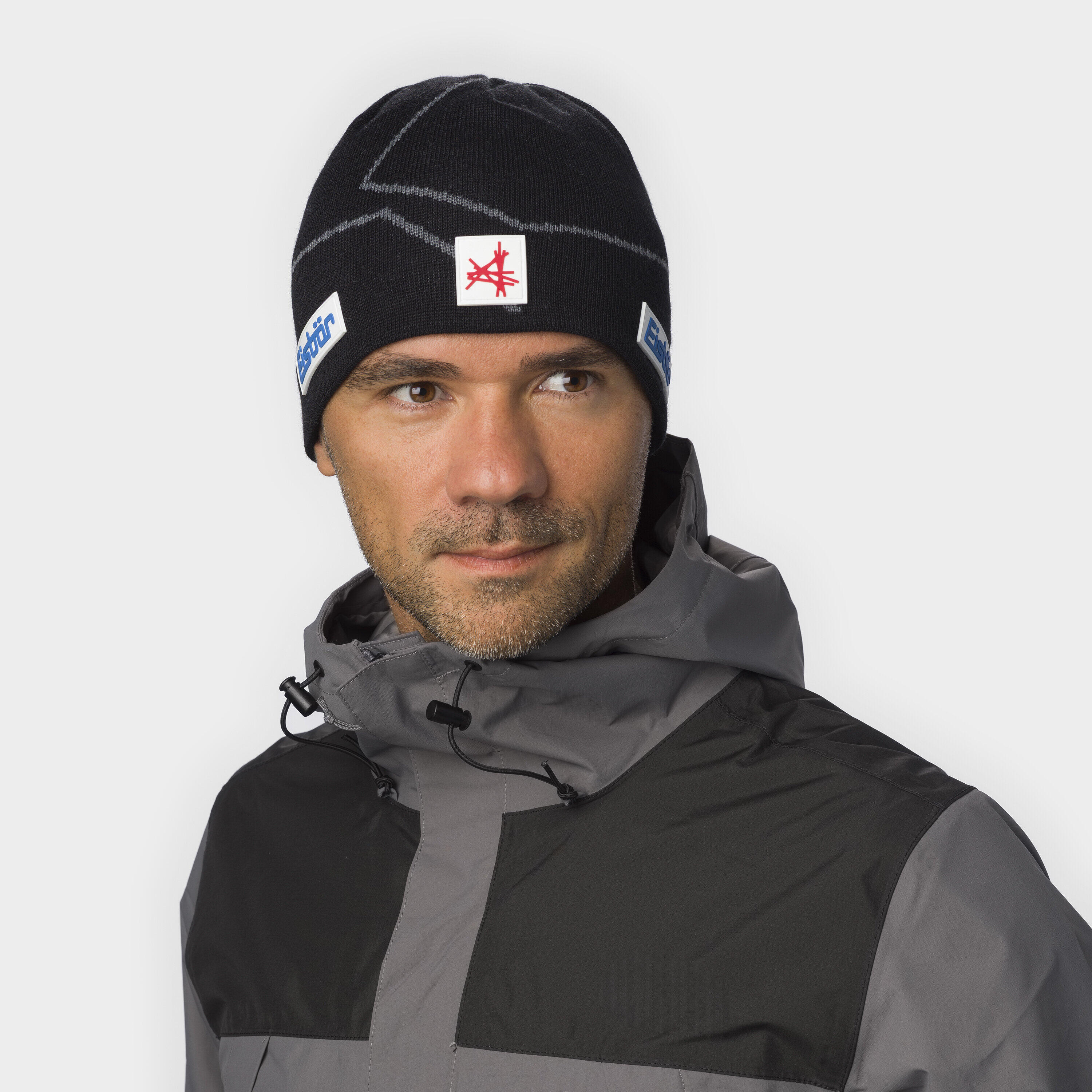 Mütze Staka Ski Austria Strickmütze Herren Damen Haube weich bequem 3/4