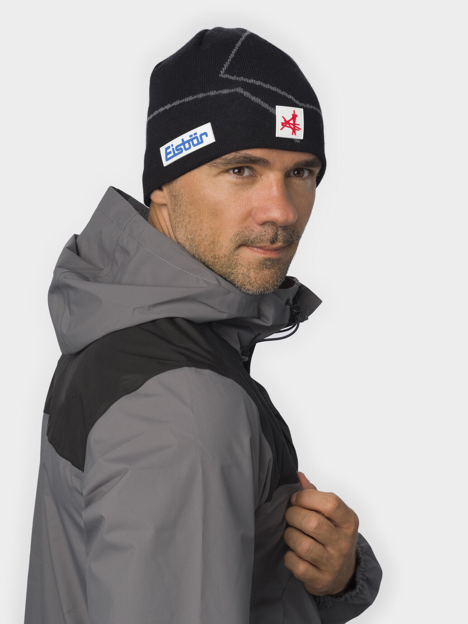 Mütze Staka Ski Austria Strickmütze Herren Damen Haube weich bequem 4/4