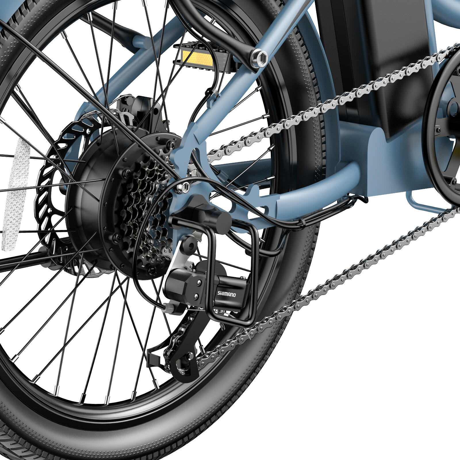 FAFREES F20Light Opvouwbare E-bike, 36V 20Ah Accu, 250W Motor 6/7