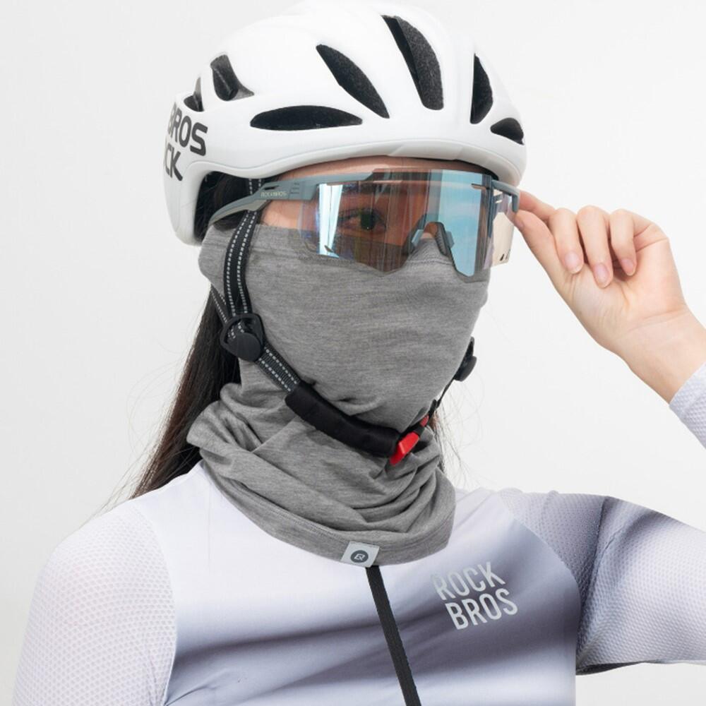ROCKBROS Cache-cou Tencel et laine Écharpe tubulaire anti-vent 5/5