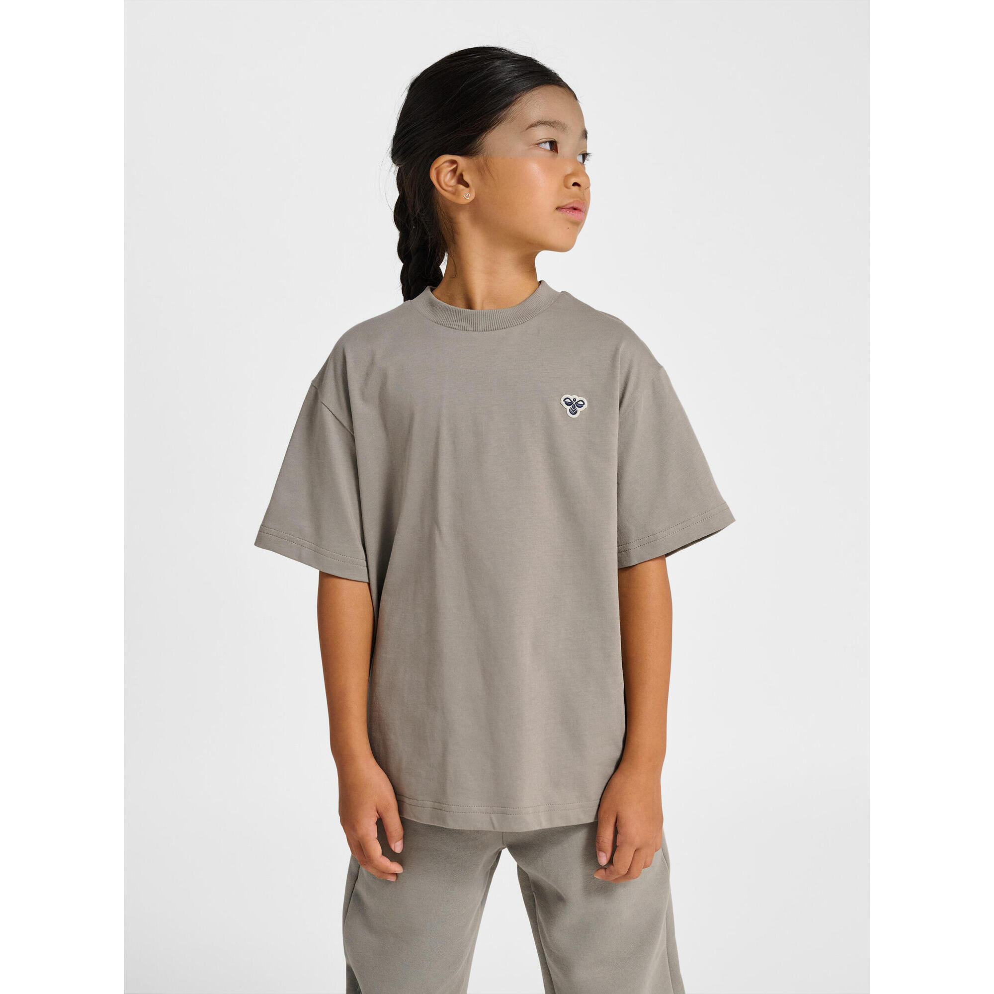 Hummel - Enfiler T-shirt Hmljr Loose Enfant Hummel - T-shirt Manches Courtes - Gris - Decathlon