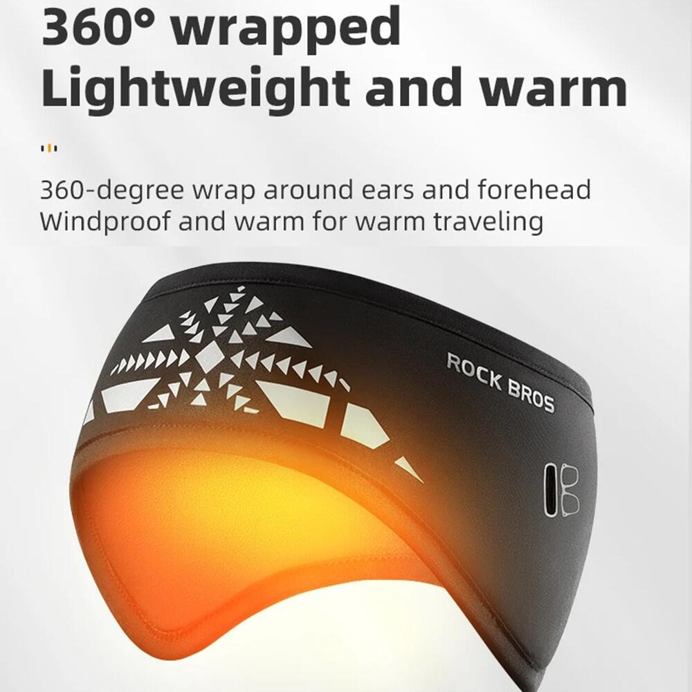 ROCKBROS Fascia per Ciclismo Invernale con Fori per Occhiali 5/5