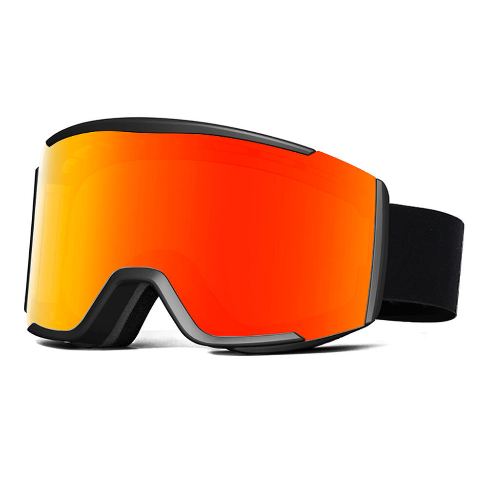Fluor - Lunettes De Ski Unisexes Fluor Eyewear Hx-052 - C2, Noir/rouge - Masque De Ski - Noir|rouge - Taille Unique - Decathlon