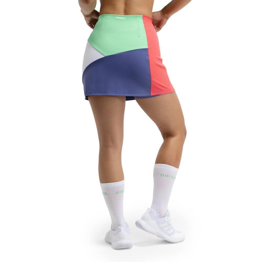 Jupe-short de padel taille haute femme Bunt Erit Multicouleur 2/6
