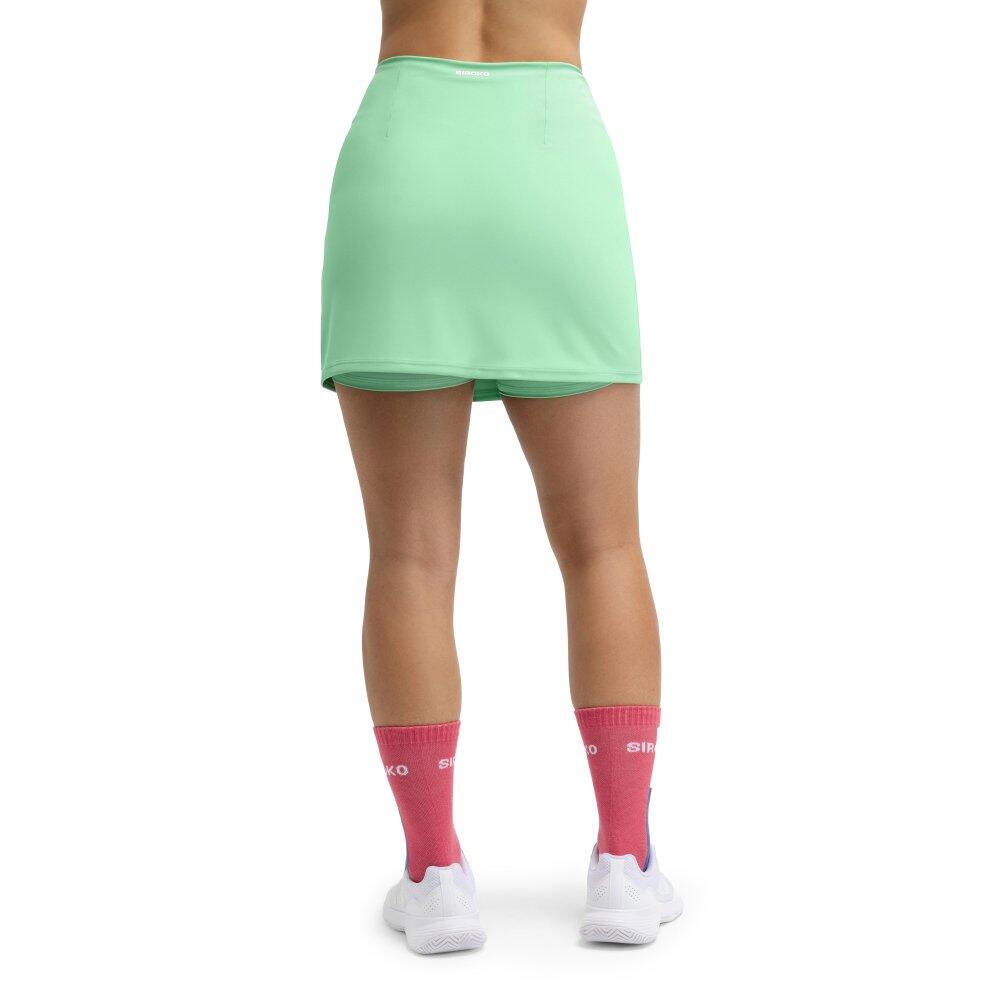 Jupe-short de padel taille haute femme Bunt Green Vert 2/6