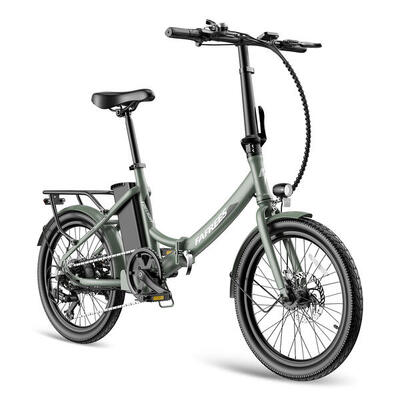 Fafrees f20 light elektrische stadsfiets met 250w motor en 36v 14,5ah accu