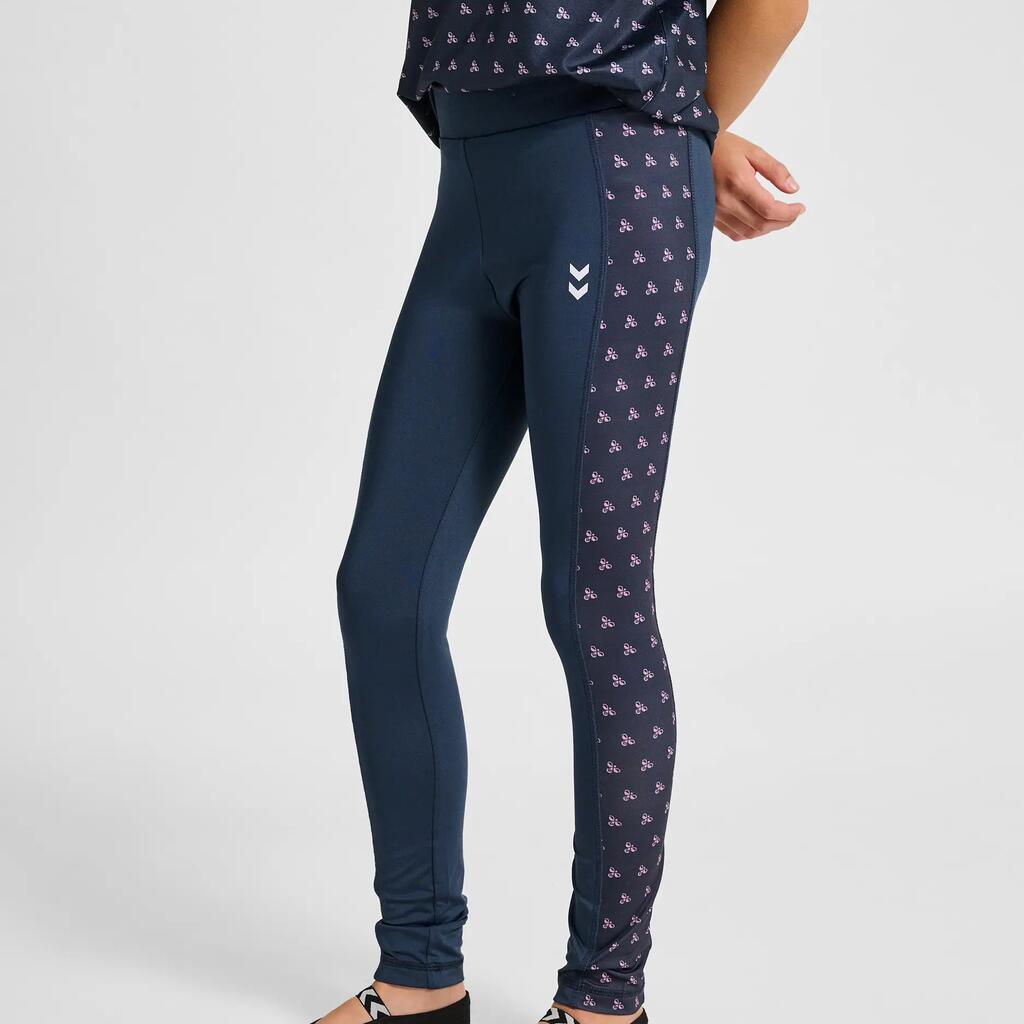 Girl's high-waisted leggings Hummel MIX