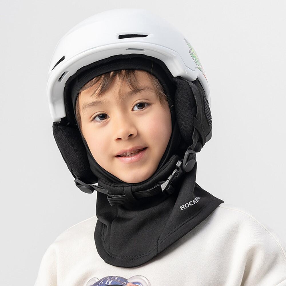 ROCKBROS Cagoule Polaire Enfant Masque facial Chaud 3/5