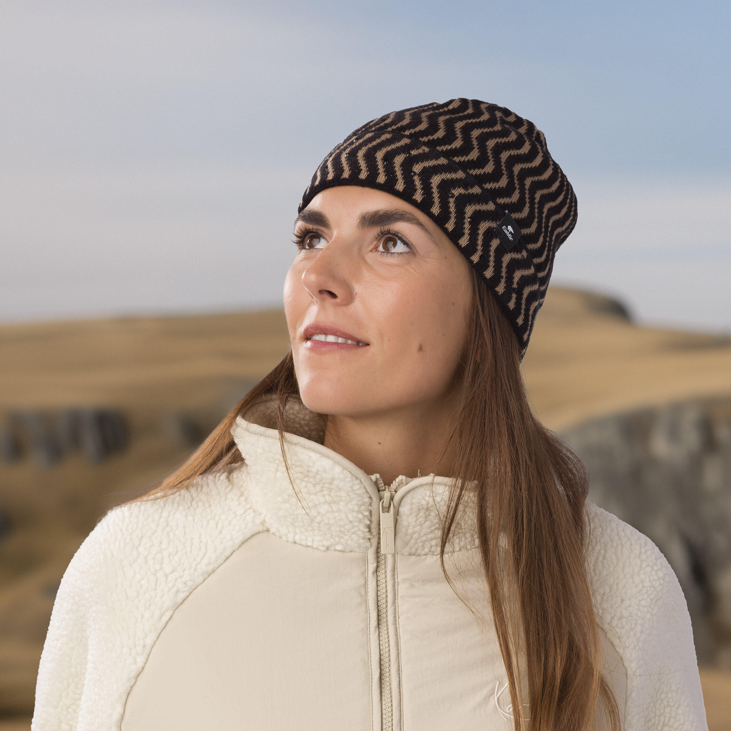 Berretto Jenn Crystal Beanie Donna Berretto a maglia morbido comodo Merino 5/5