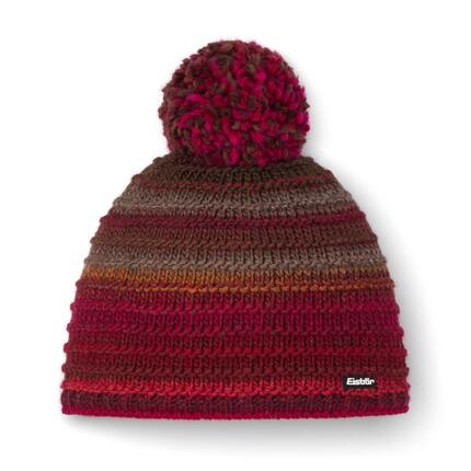 Mütze Mikata Bommelmütze Herren Damen Wintermütze Fleece Pompon warm