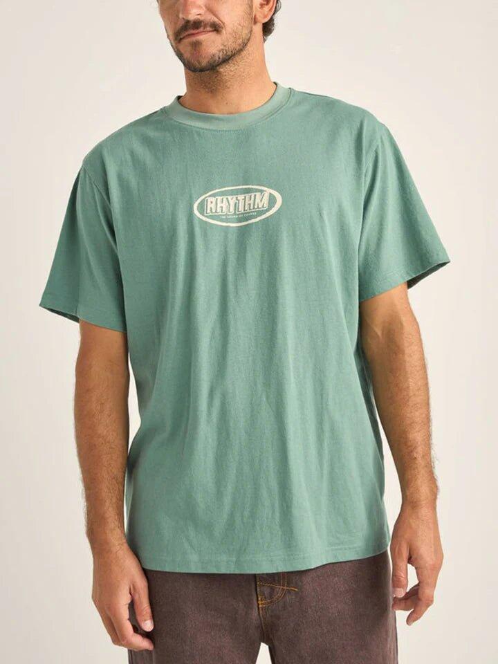 T-Shirt Uomo Vinta Stampata Ellittica 1/2