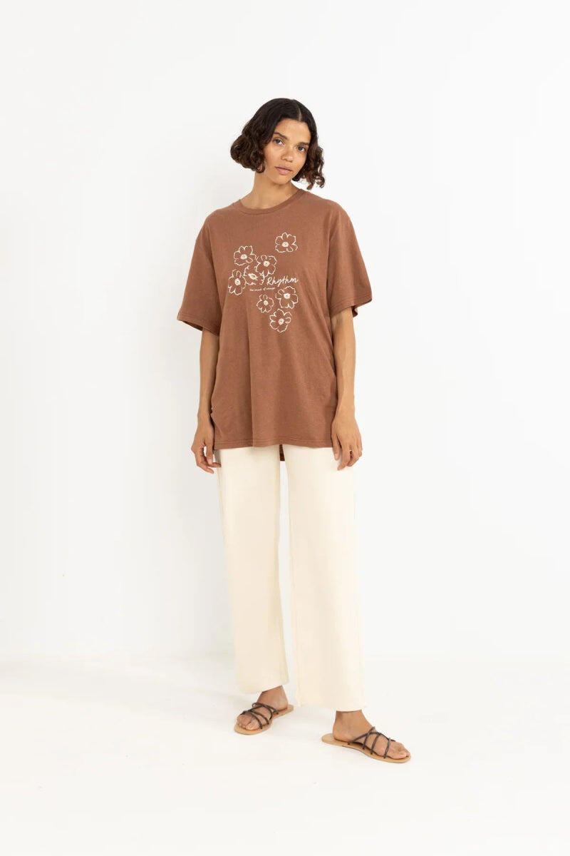 Lulu Floral - Camiseta Oversize Mujer 4/4