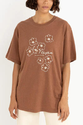 Lulu Floral - T-Shirt Oversize Damen