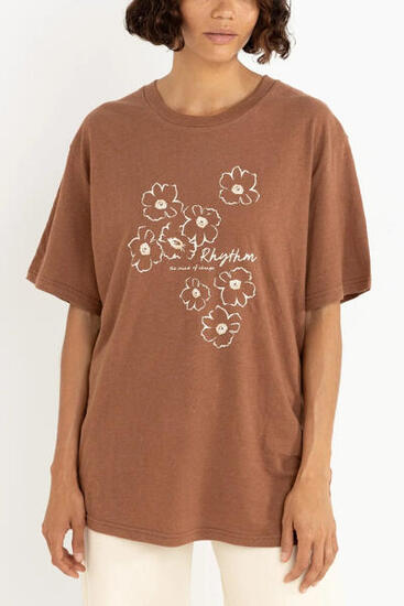 Lulu Floral - T-Shirt Oversize Damen