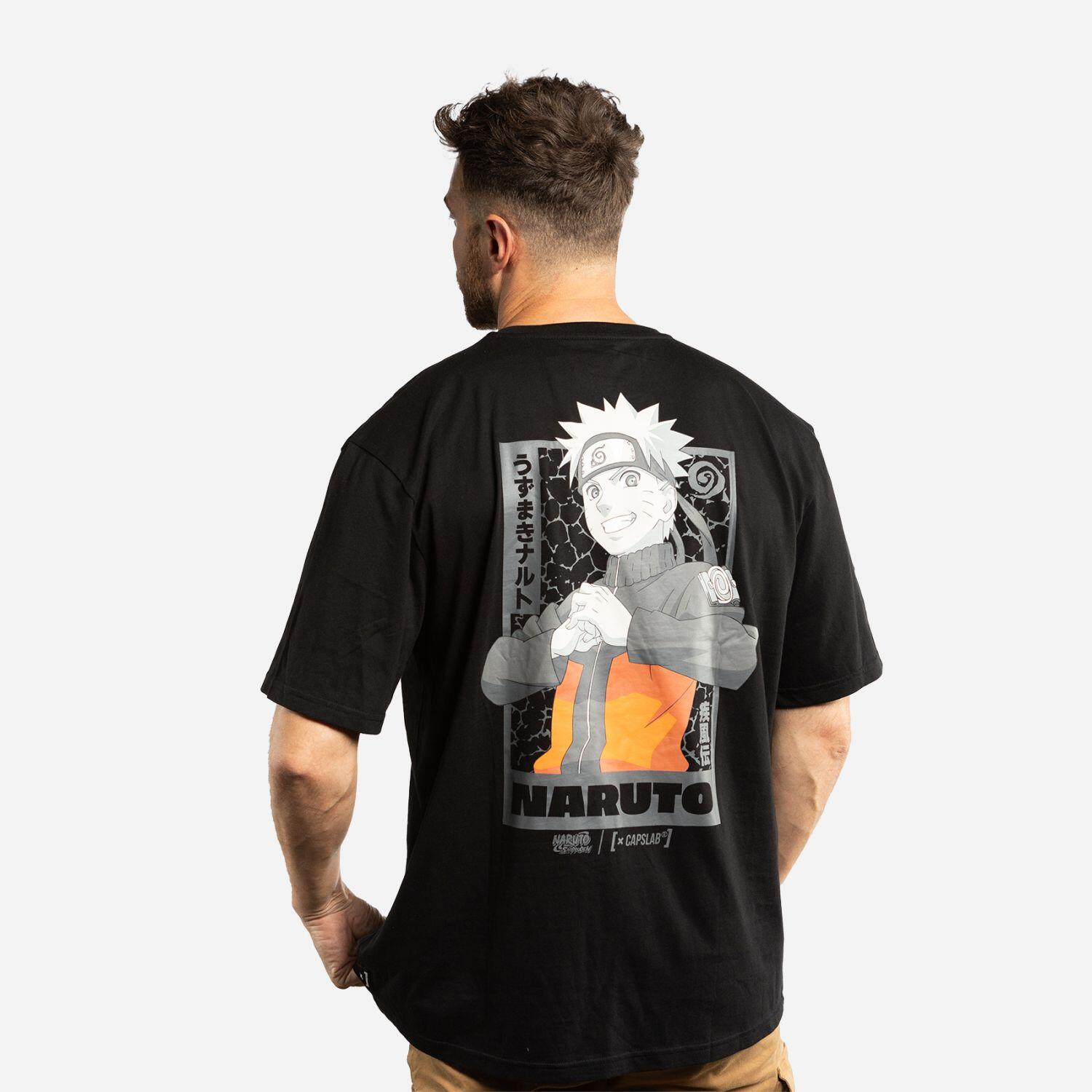T-shirt homme relax fit avec print Naruto Shippuden Naruto 2/5