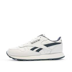 Baskets Blanches/Marine Fille Reebok Classic Lthr