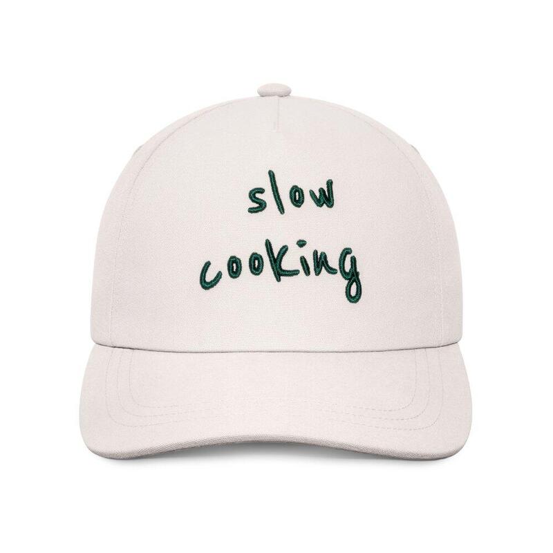 Șapcă de bumbac Hook Cook Alb
