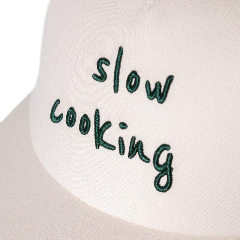 Șapcă de bumbac Hook Cook Alb