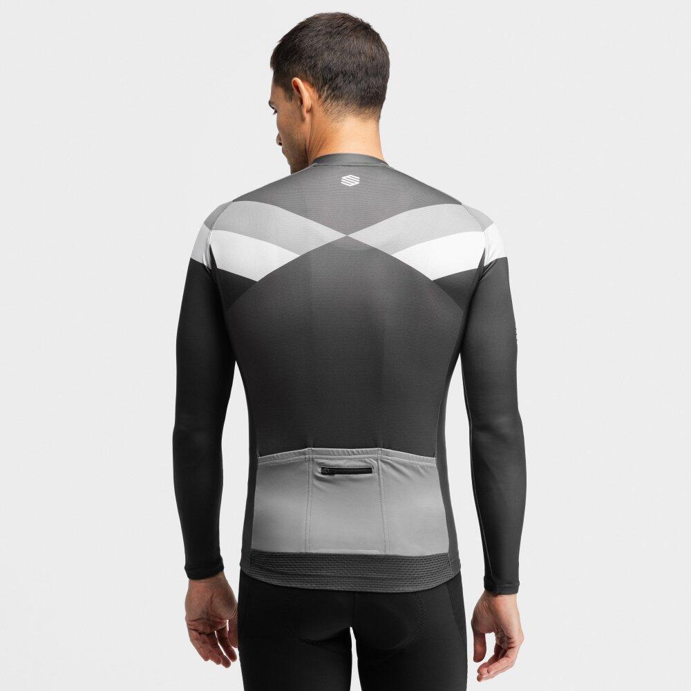 Maillot de manga larga hombre ciclismo M2 Falzarego Negro 6/7