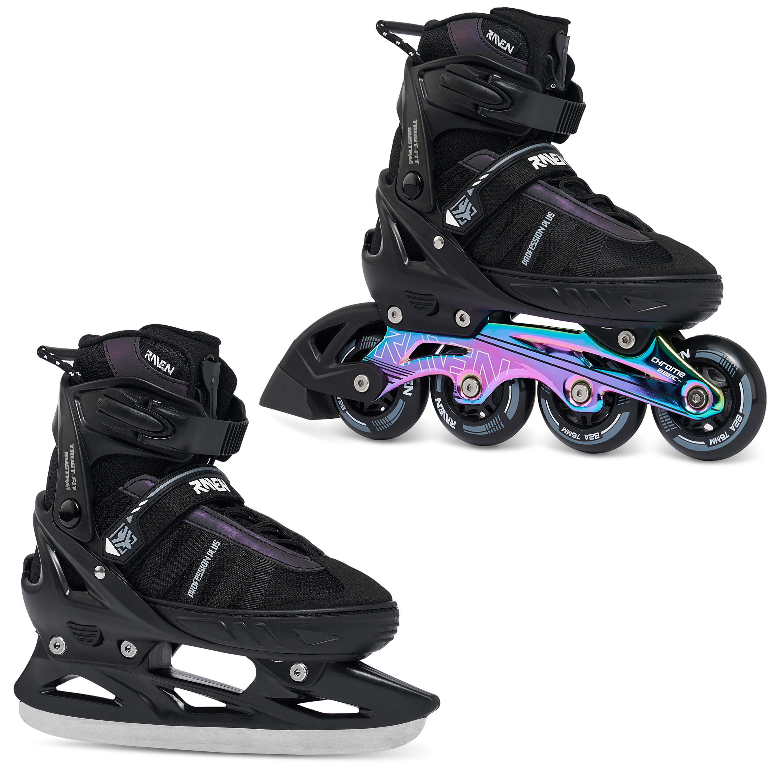 Preto / Multicolorido