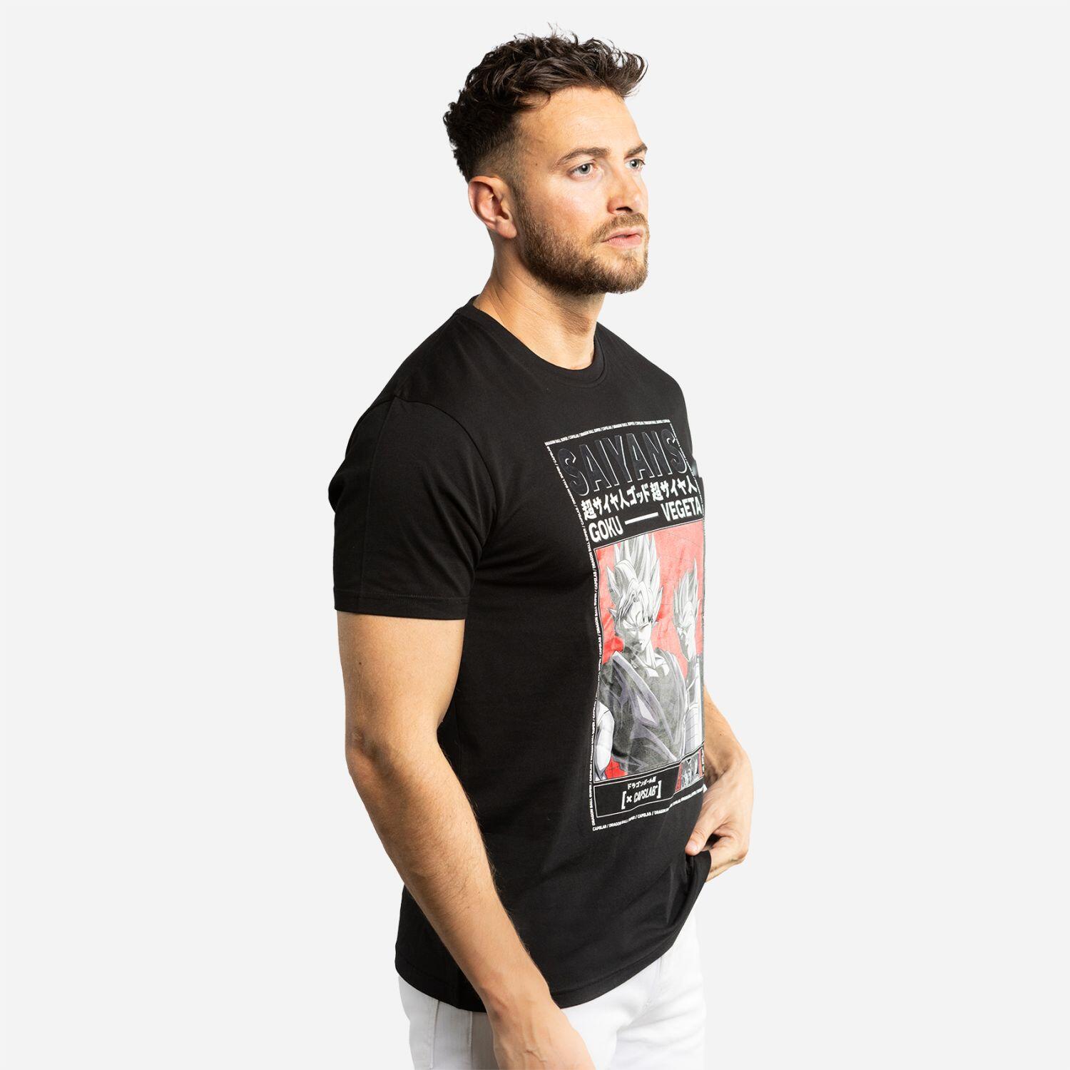 T-shirt homme regular fit avec print Dragon Ball Super Saiyans 4/5