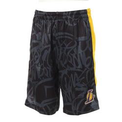 Los Angeles Lakers Short basketball Noir/Jaune Garçon NBA