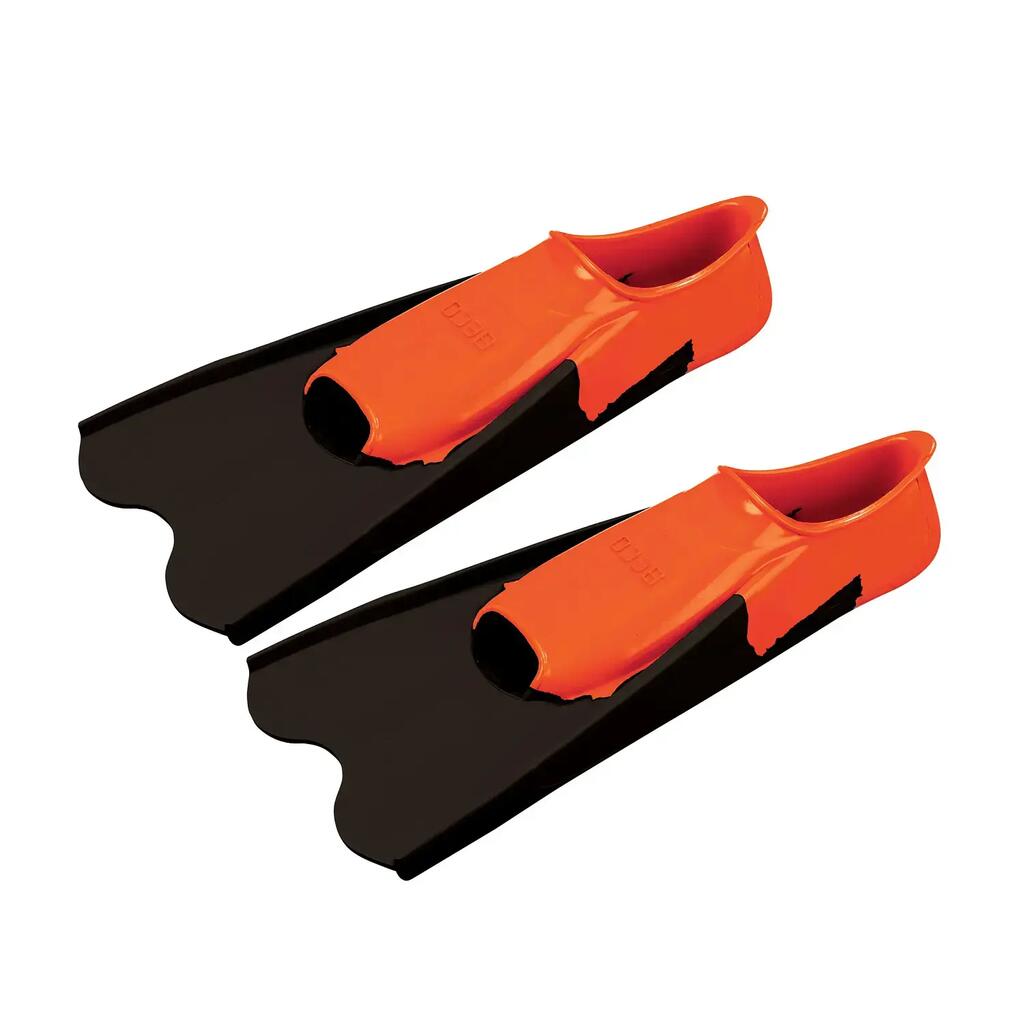 Beco Swim Fins | Short | Black/orange