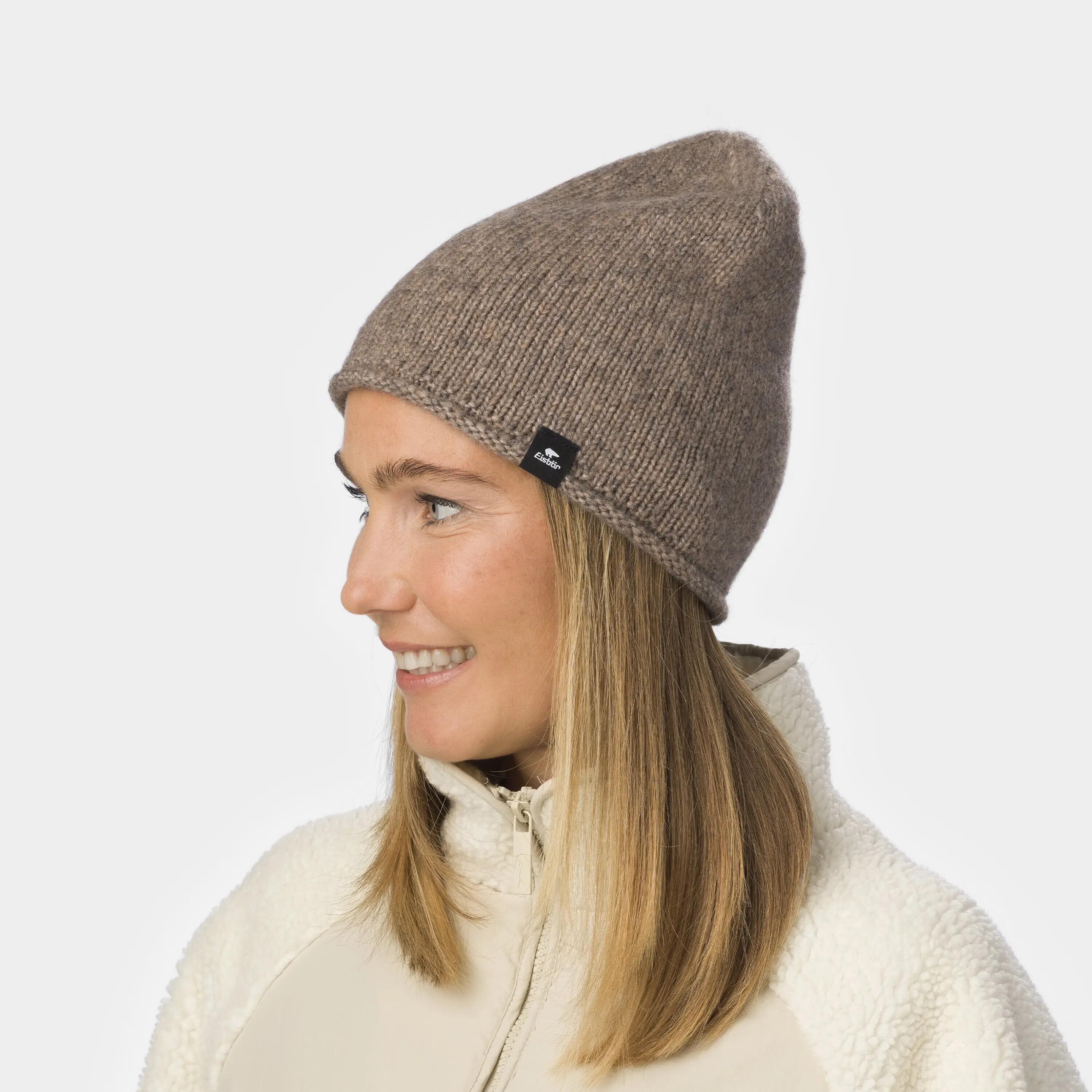 Damen Outdoor Beanie atmungsaktiv, klimaregulierend, geruchsarm, Sophia OS Taupe 2/4