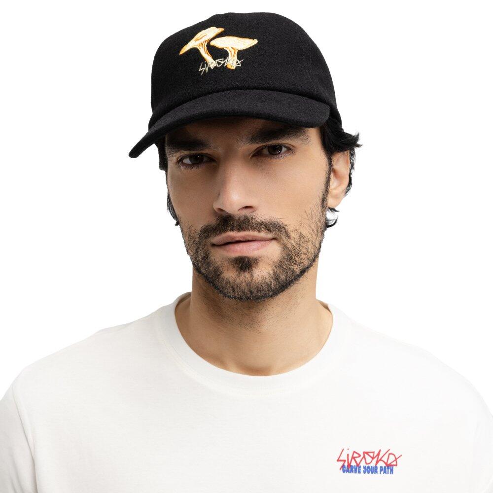 Herren und Damen baseball-cap Relva Black Schwarz 6/6