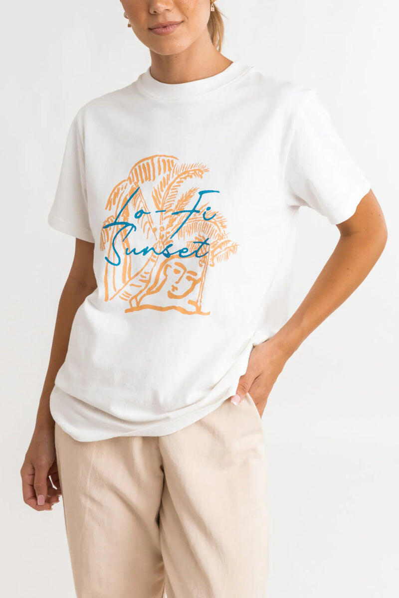 Lo Fi Sunset - S/S T-Shirt Femme 3/4