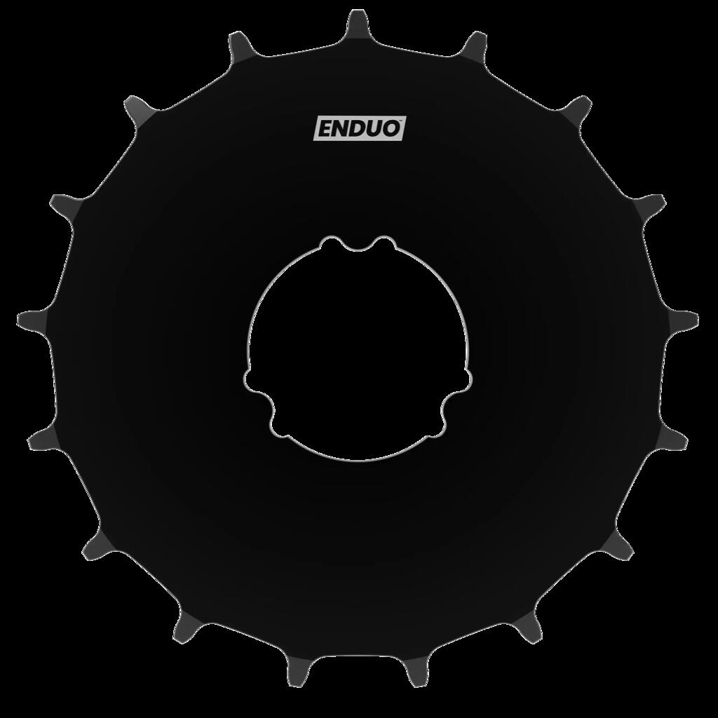 Enduo Cargo 34T Sprocket for Nexus CL 45.5 — Steel, Black.