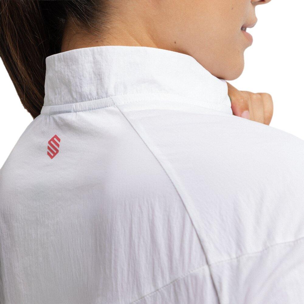 Damen Padel -jacke Scenic White Weiß 4/6