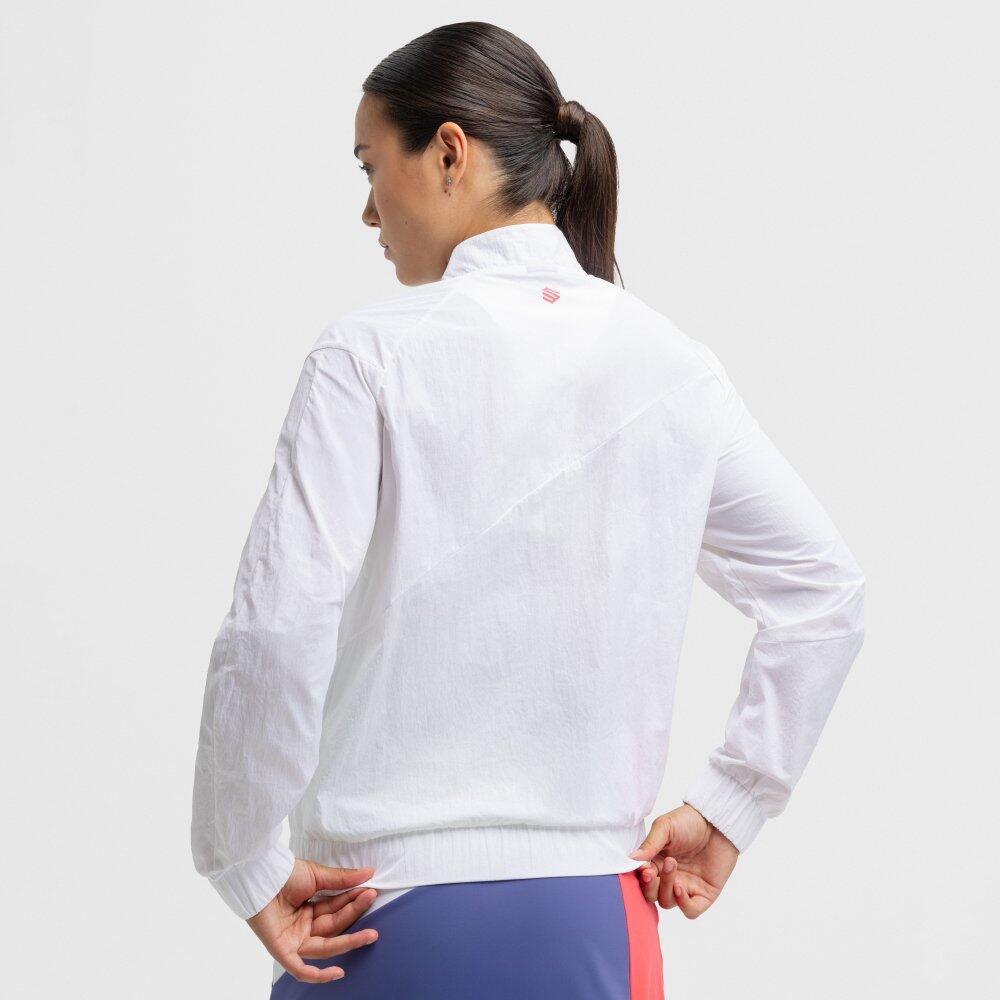 Damen Padel -jacke Scenic White Weiß 6/6